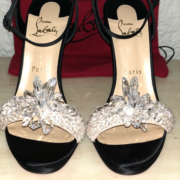 SOLD! Christian Louboutin Crystal Heels - Picture 8 of 8